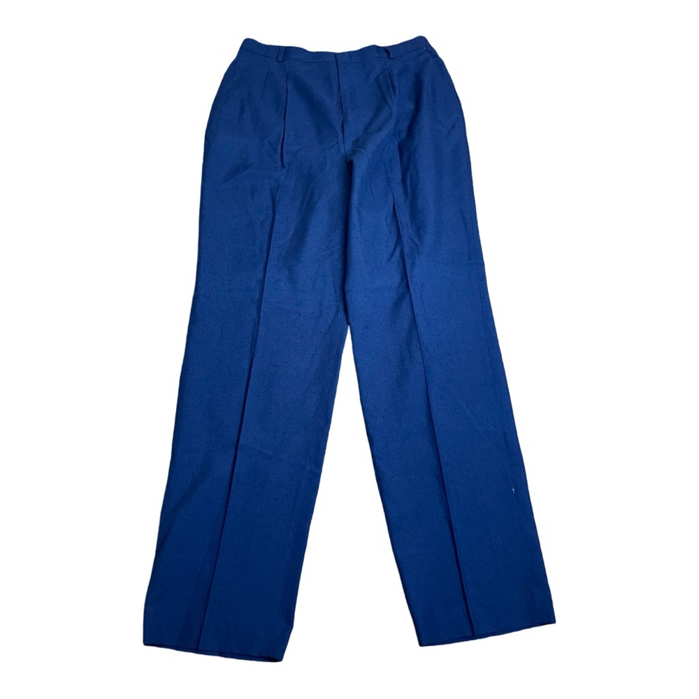 80s Crisp Pleated High-Waist Trousers